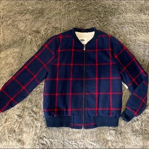 Plaid Old navy bomber jacket